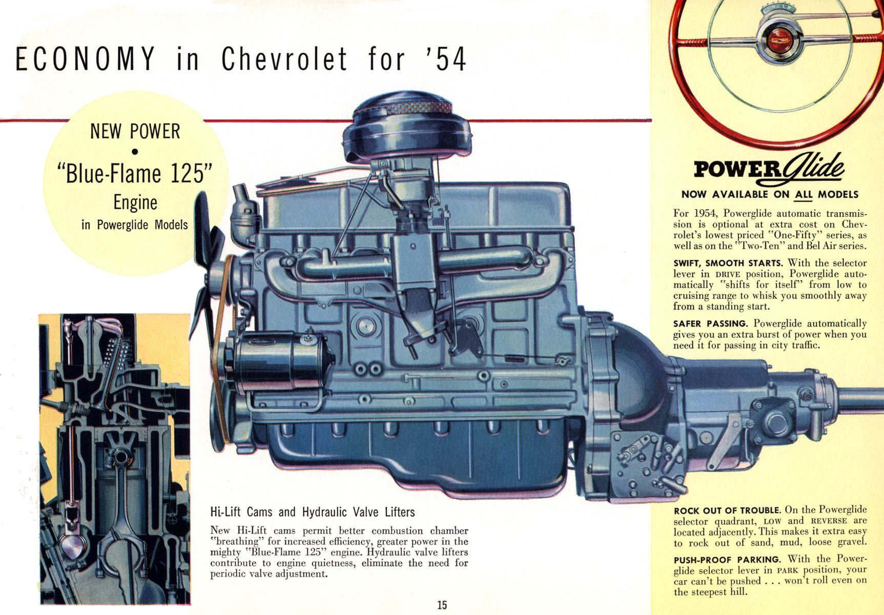 1954 Chevrolet Brochure Page 15